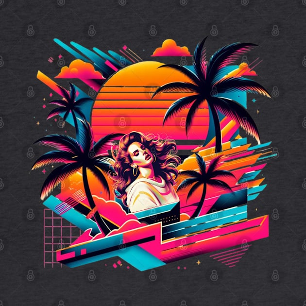 Lana Del Rey - Sunset Heist by Tiger Mountain Design Co.